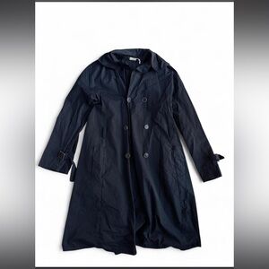 Max Studio Black Trench Coat Special Edition- size‎ medium